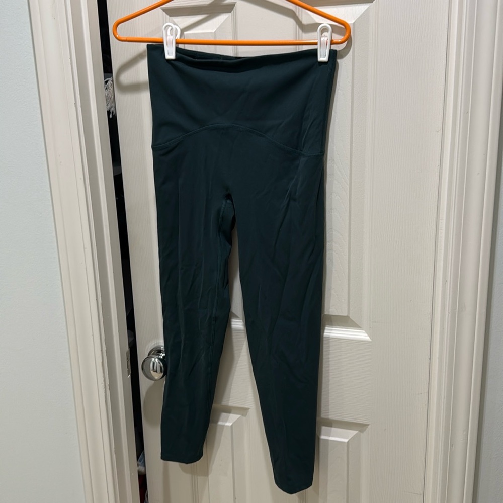 Dark teal spanx leggings